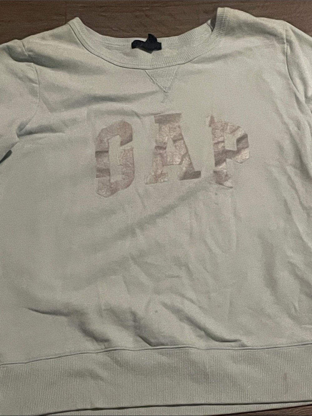 GAP women’s Mint Crewneck with Tonal Logo